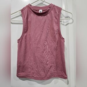 Yogalicious Women Athletic Top Size S Pink Sleeveless